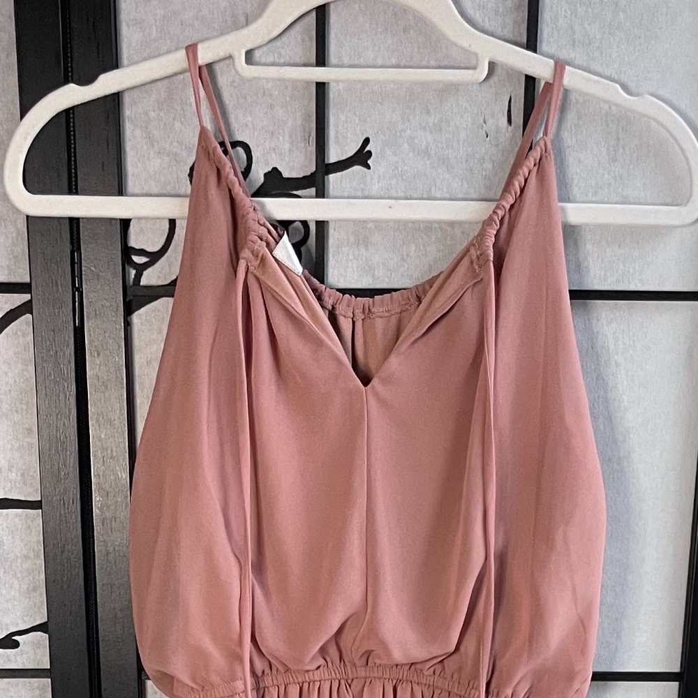 pink maxi dress